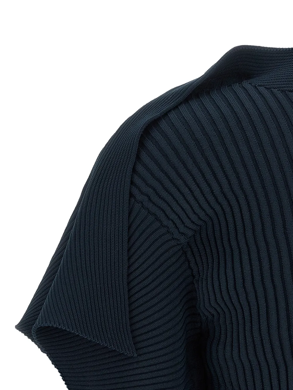 Issey Miyake Prance top met sculpturale mouwen Blauw