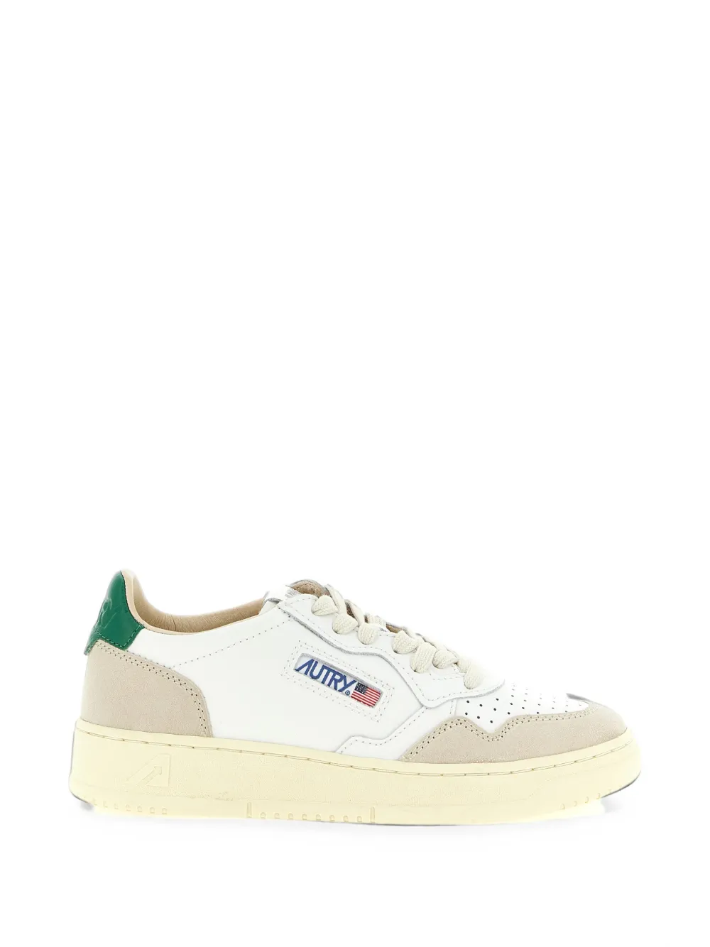 Autry Medalist Low suede-panelled sneakers
