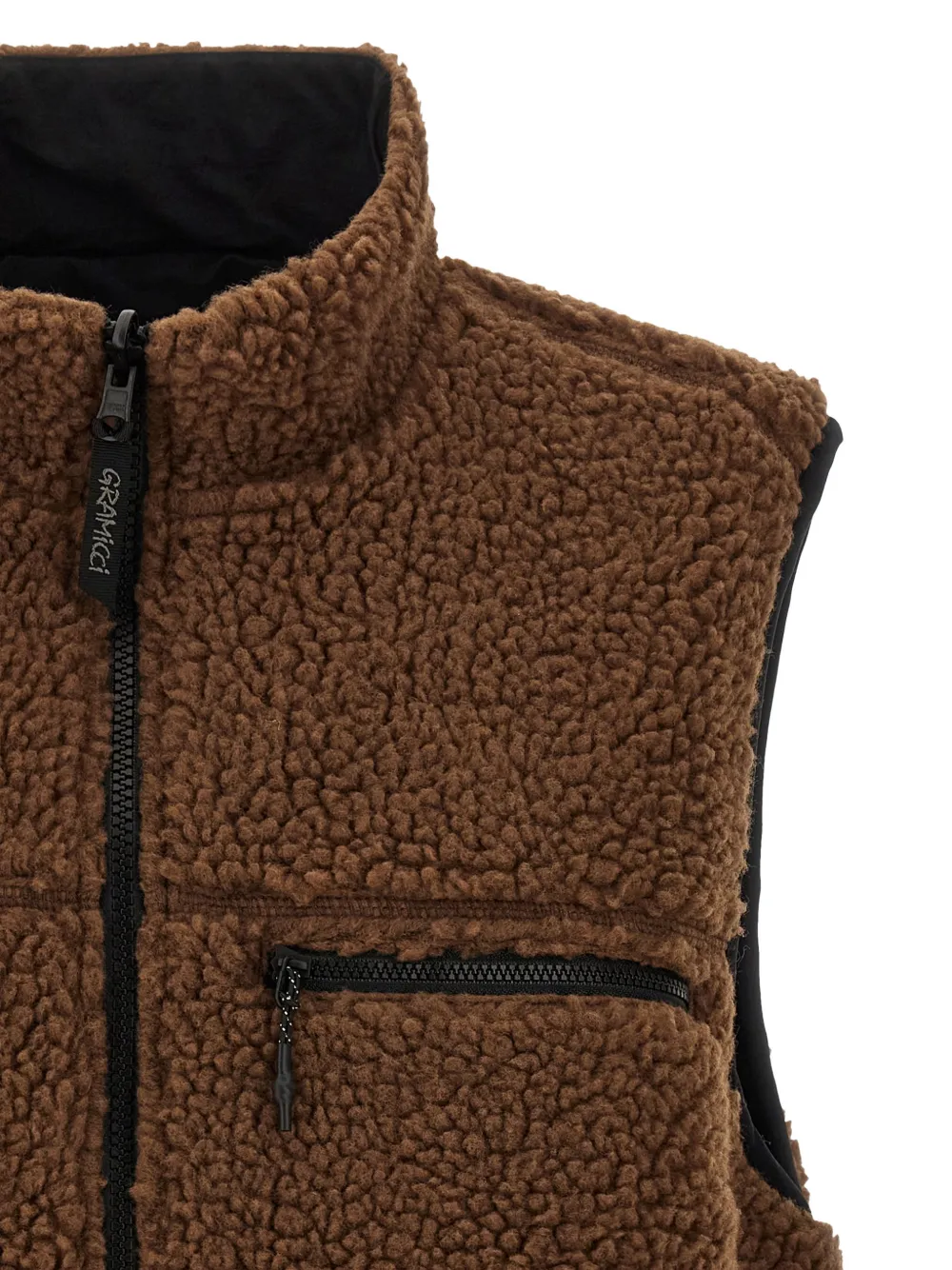 Gramicci Omkeerbaar Sherpa gilet Bruin