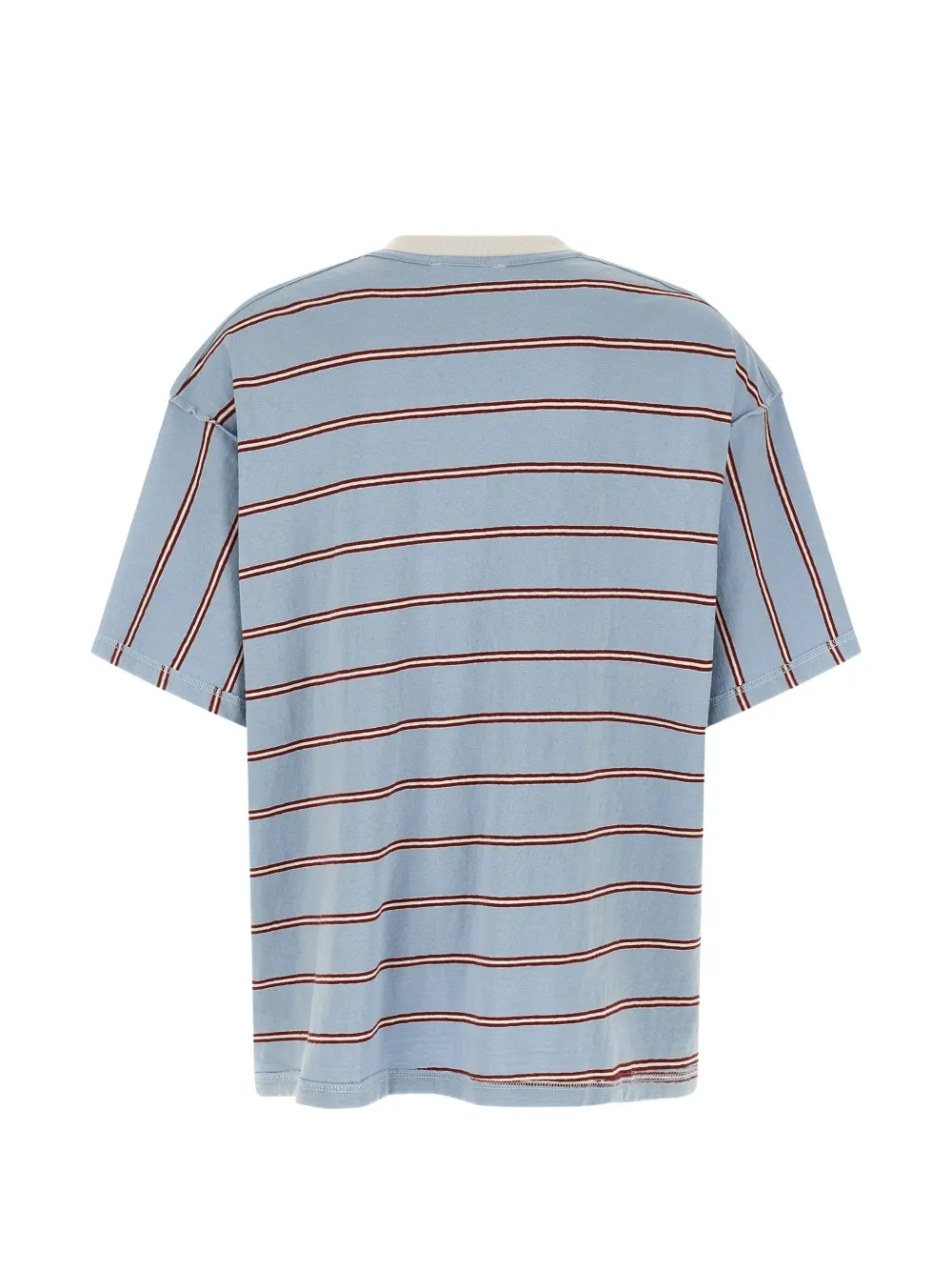Song For The Mute Gym gestreept T-shirt Blauw