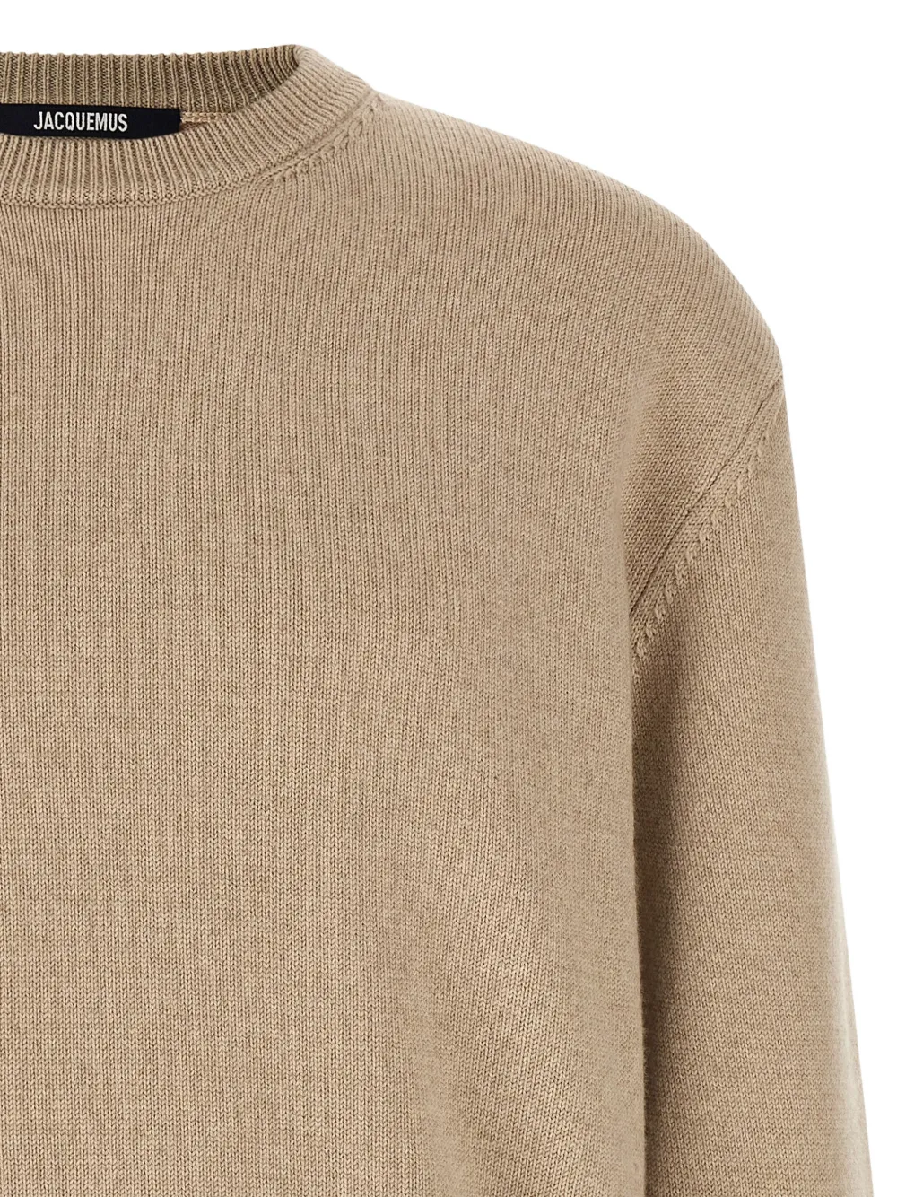 Jacquemus The Moulin gebreide trui Beige