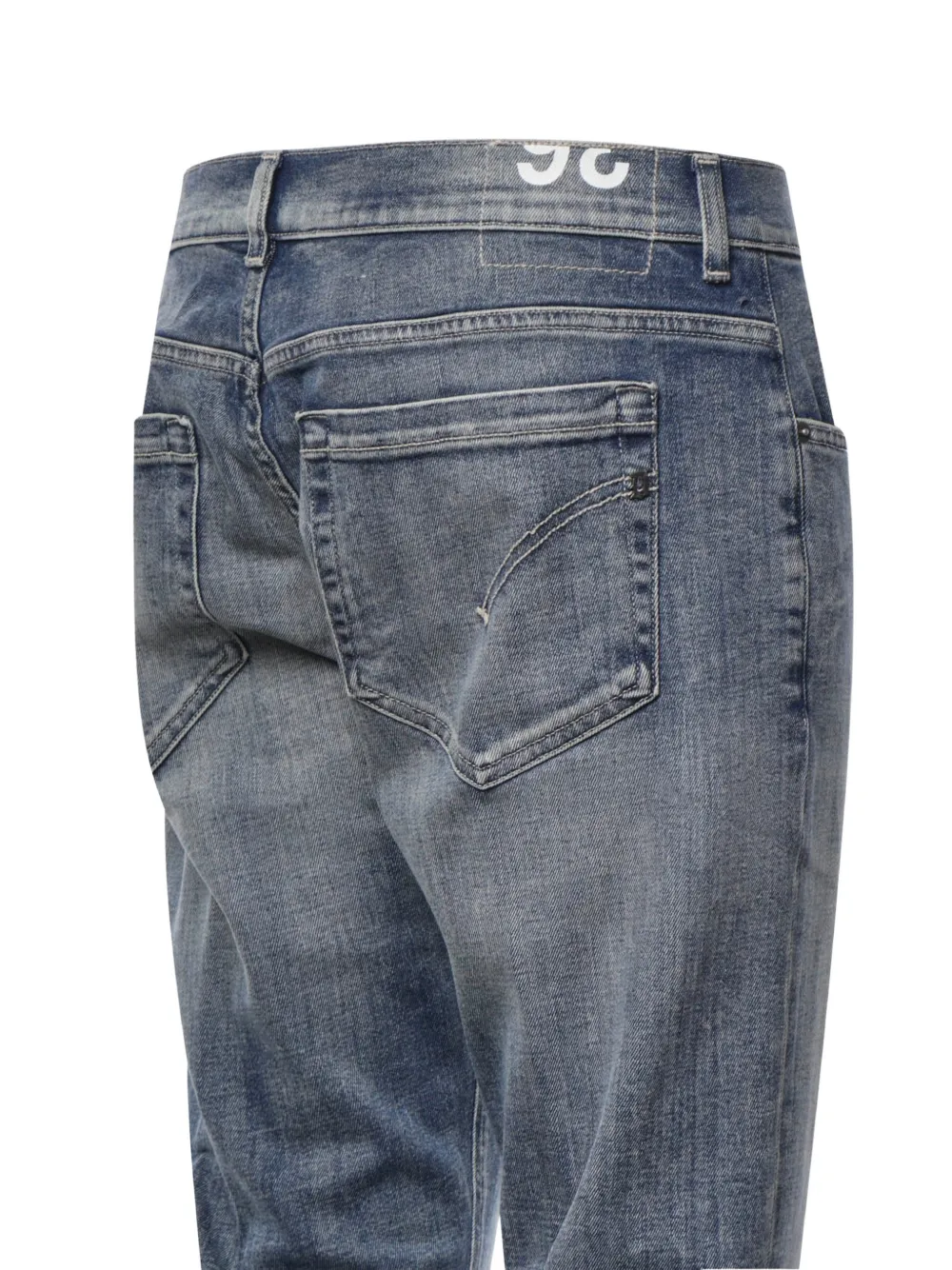 DONDUP George faded turn-up skinny jeans Blauw