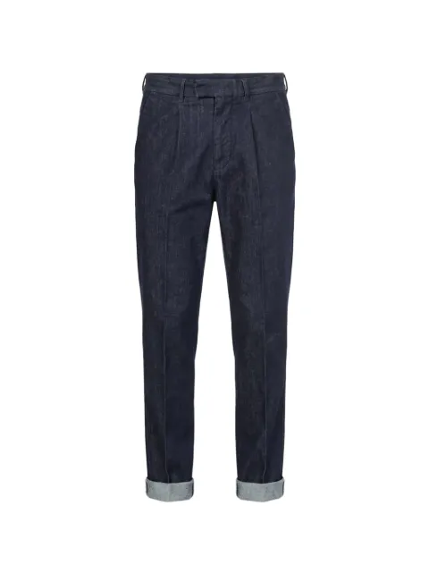 Mason's pleated turn-up chinos