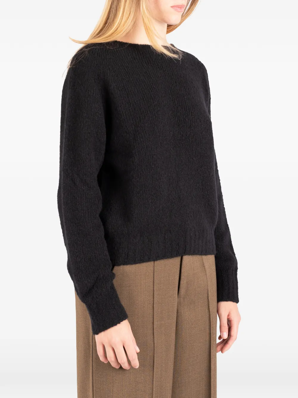 Société Anonyme Janina ribbed-knit sweater Zwart