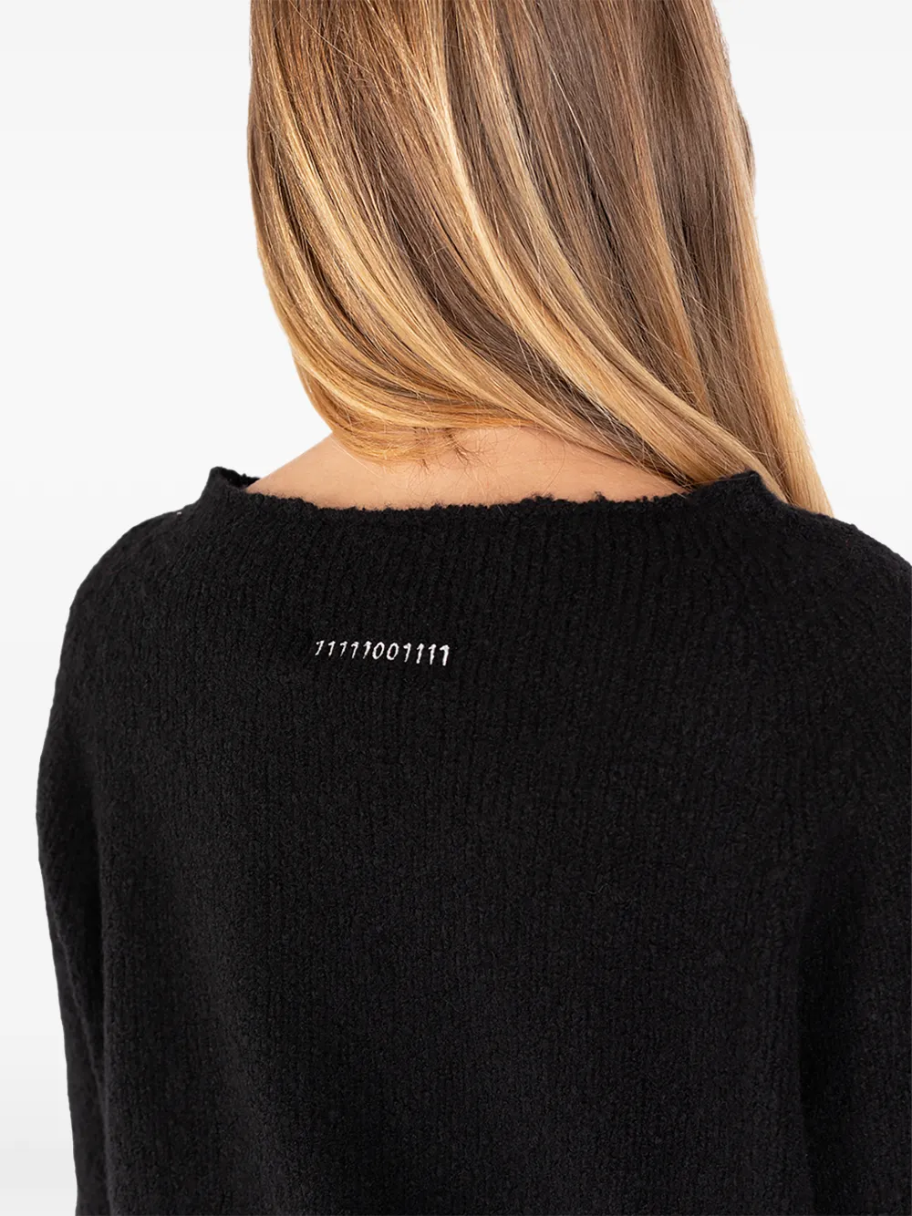 Société Anonyme Janina ribbed-knit sweater Zwart