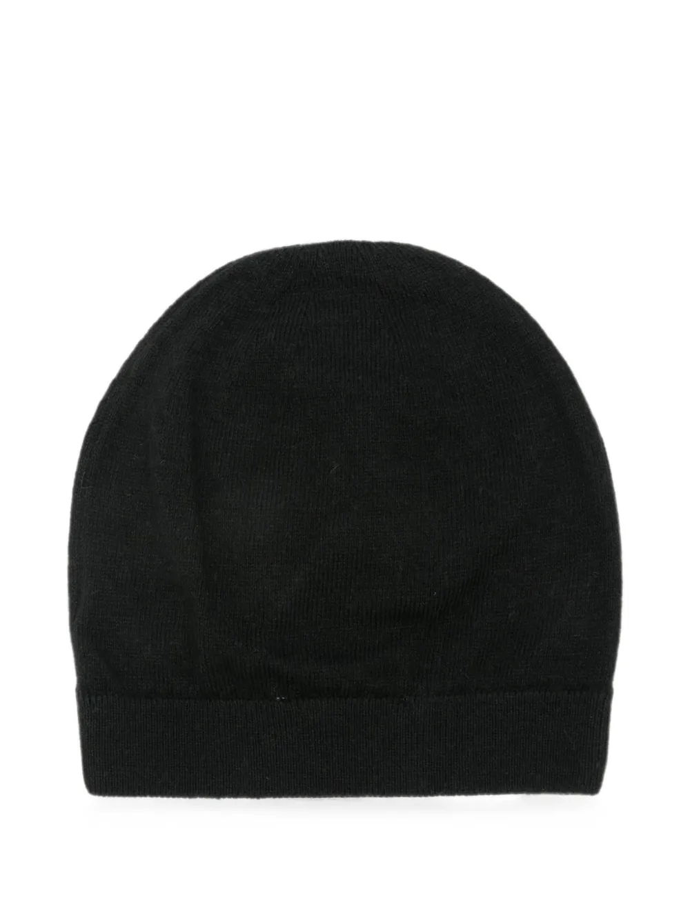Moschino Kids Teddy Bear logo-intarsia beanie hat Zwart
