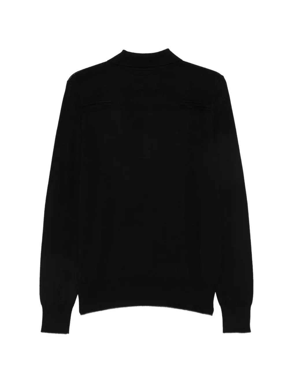 Patrizia Pepe Poloshirt met lange mouwen Zwart