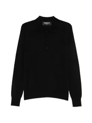 Comme Des Garçons long-sleeved Polo Shirt | FARFETCH