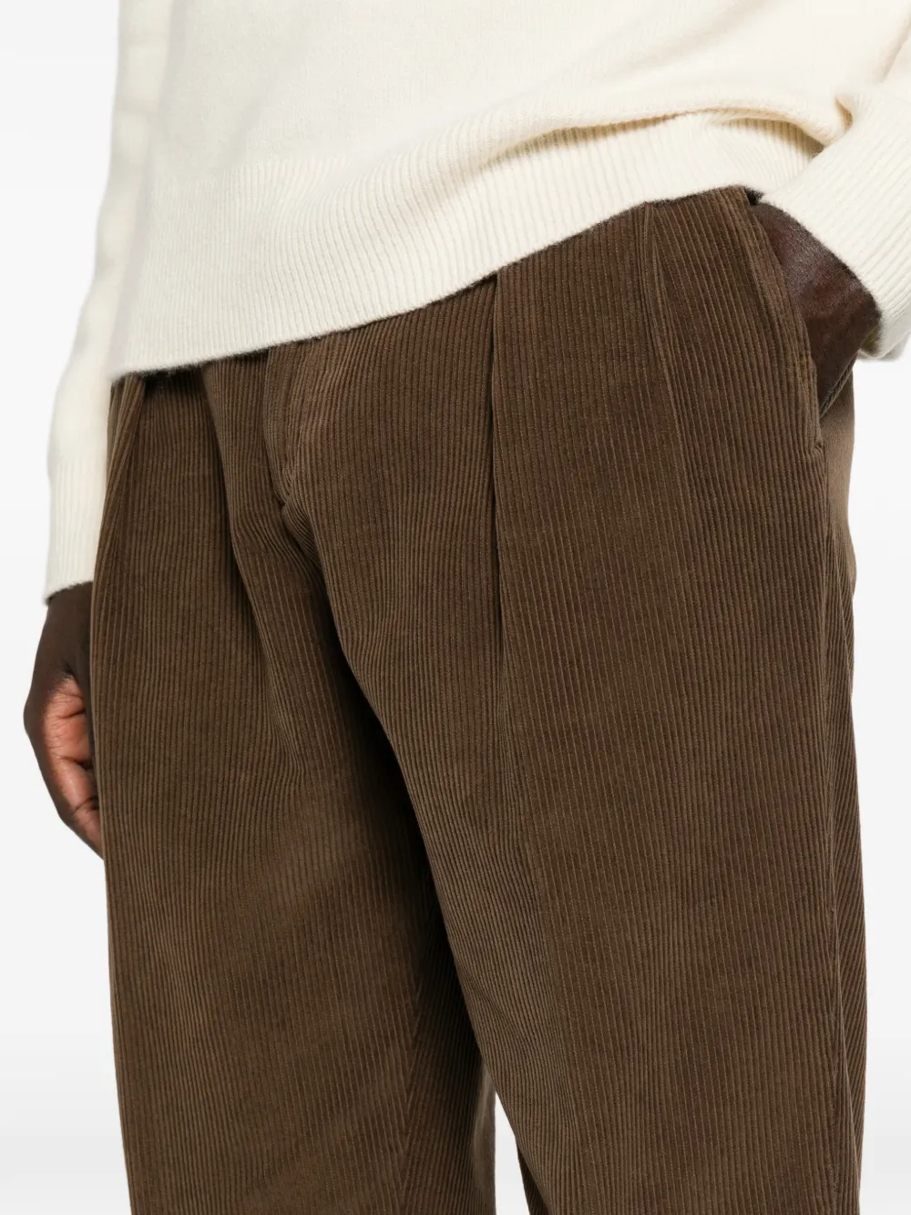 Briglia 1949 PortobelloD ribfluwelen broek Bruin
