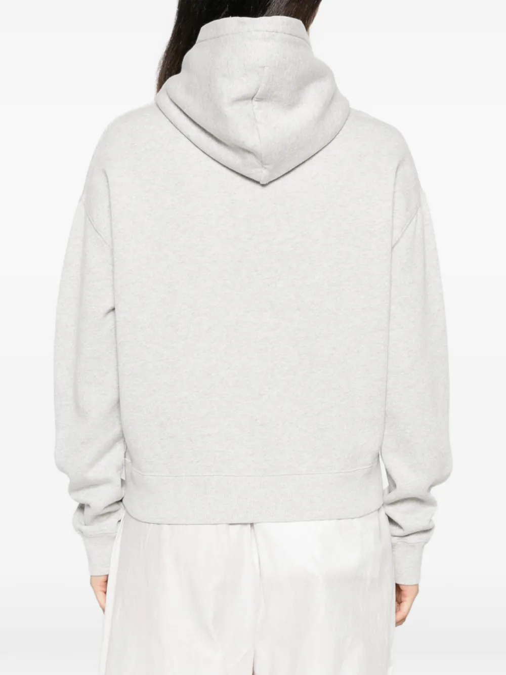MC2 Saint Barth logo-embroidered hoodie Grijs