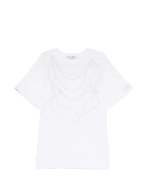Kimhekim pearl-chain printed T-shirt