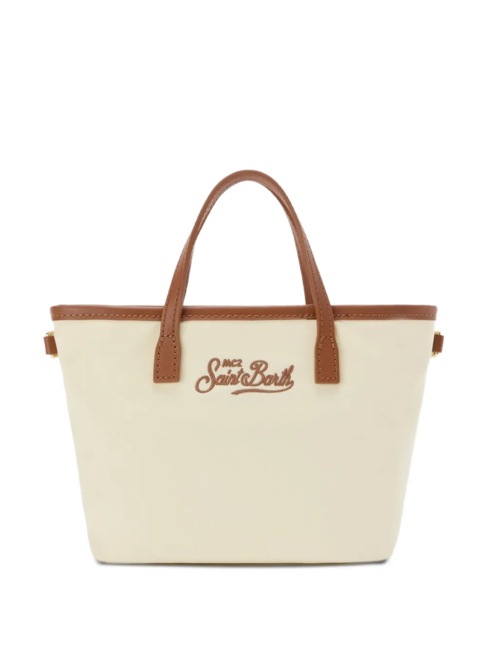 MC2 Saint Barth City logo-embroidered tote bag Beige