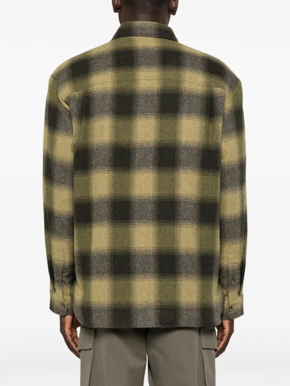 A.P.C. Geruit shirtjack Groen
