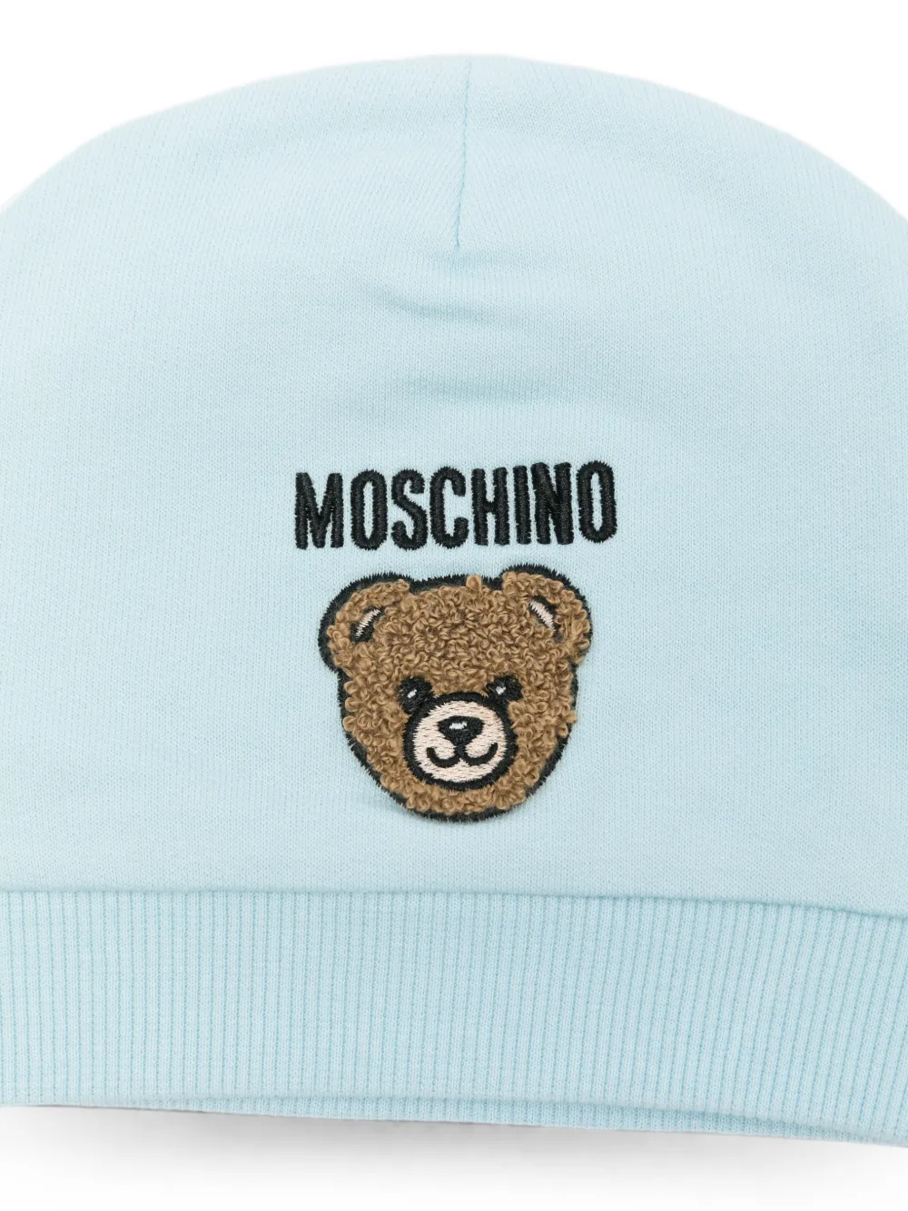 Moschino Kids Teddys Bear muts Blauw
