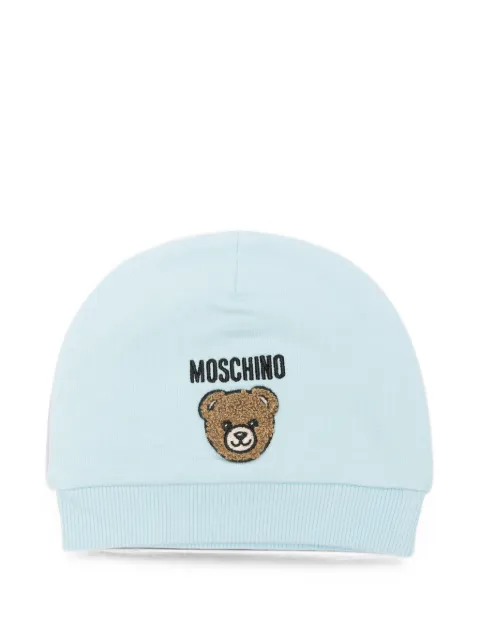Moschino Kids Teddy Bear beanie hat