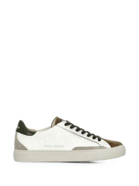 Crime London Essential suede-panelled sneakers