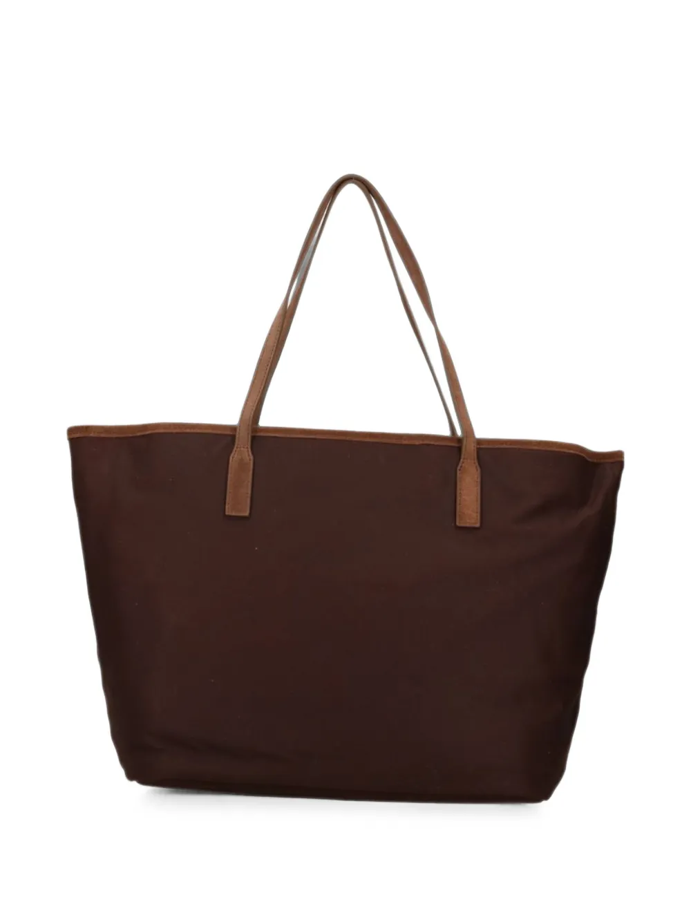 MC2 Saint Barth Saint Barth shopper met geborduurd logo Bruin