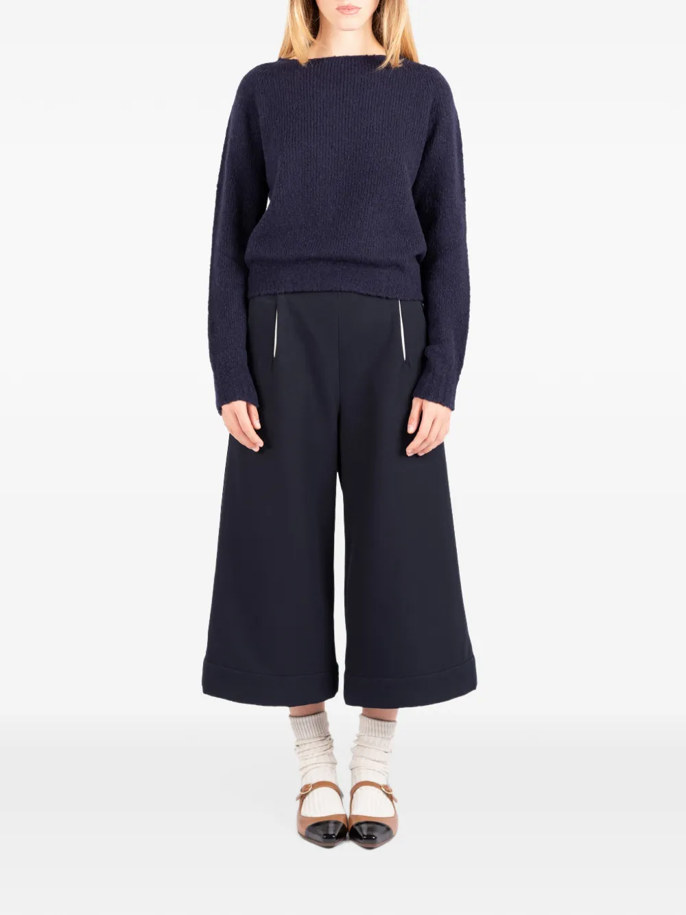 Société Anonyme Janina ribbed-knit sweater Blauw