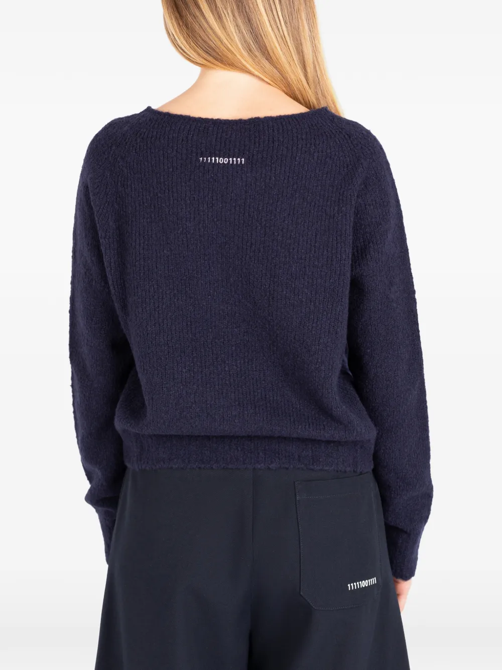 Société Anonyme Janina ribbed-knit sweater Blauw