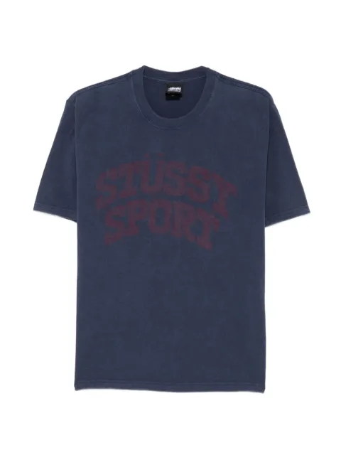 Stüssy logo-print cotton T-shirt