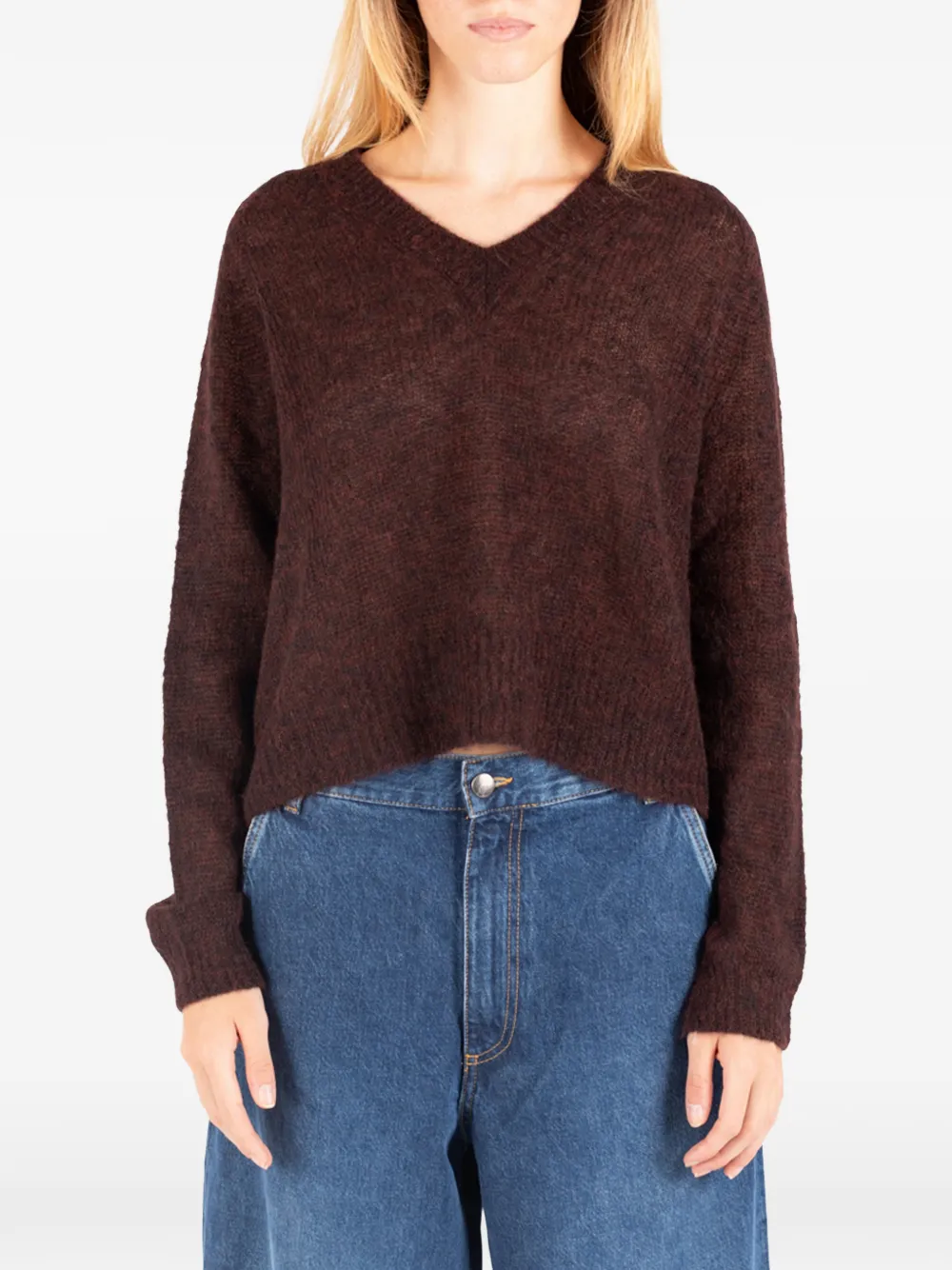 Société Anonyme Emily V-neck sweater - Marron Société Anonyme Emily V-neck sweater - Marron