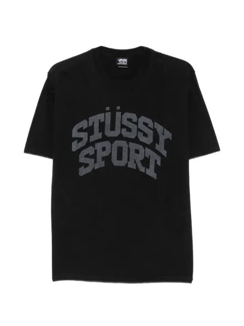Stüssy logo-print cotton T-shirt