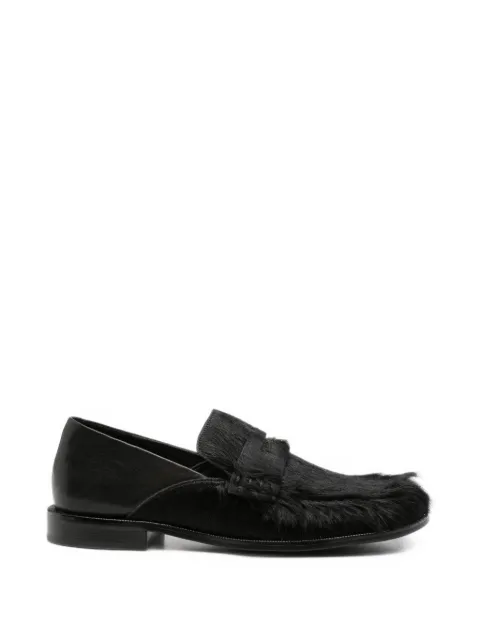 Paloma Barceló pony-hair panelled loafers