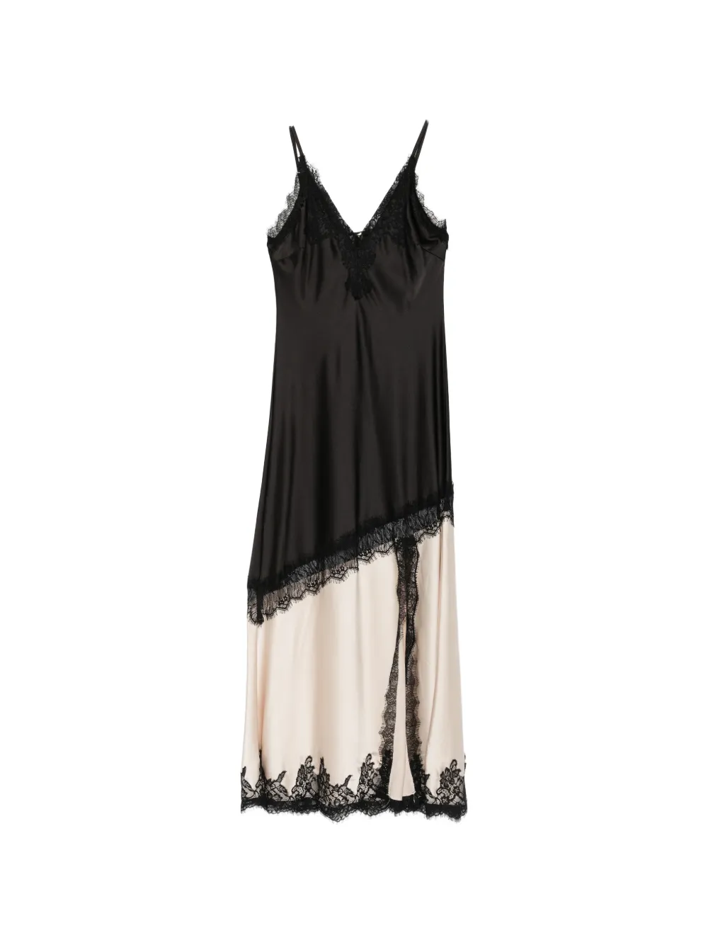 Paper Lace lace-trim panelled maxi dress