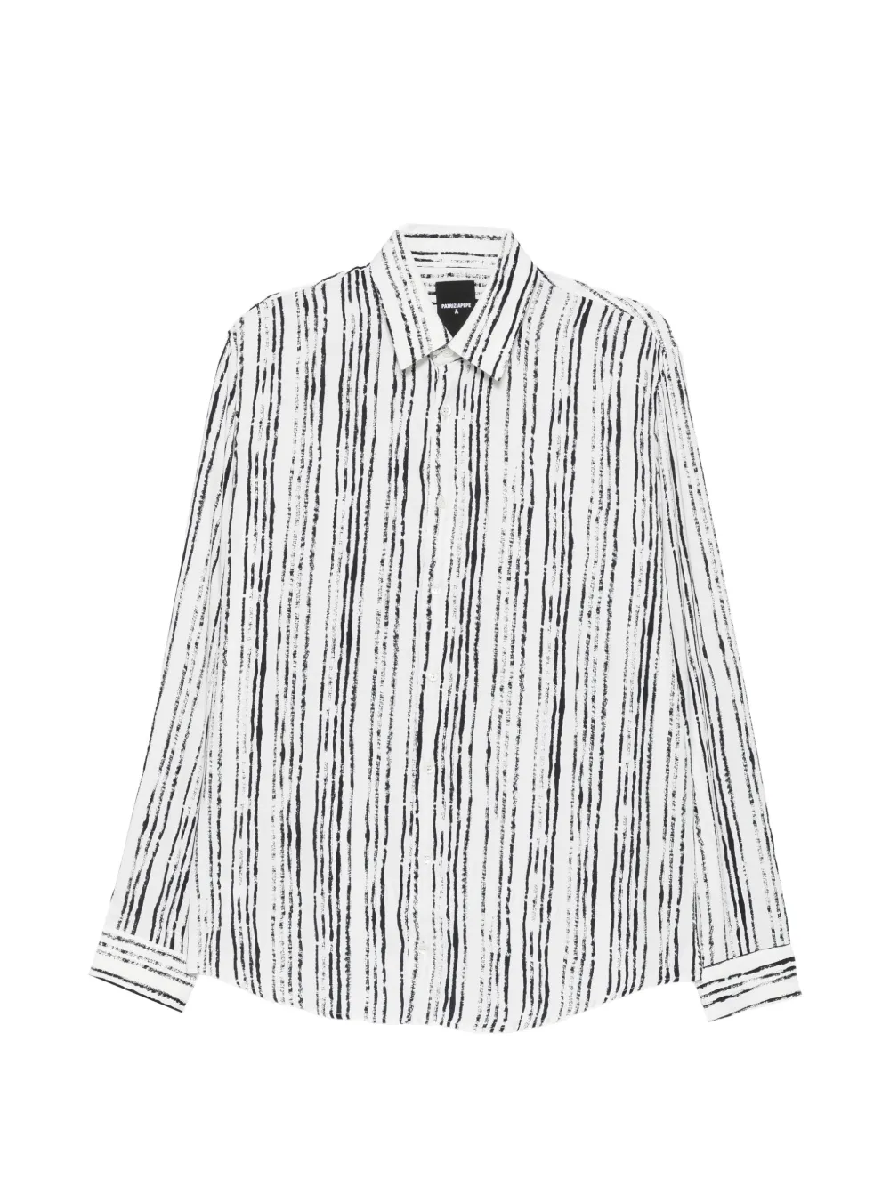 Patrizia Pepe stripe-print shirt - Blanc Patrizia Pepe stripe-print shirt - Blanc