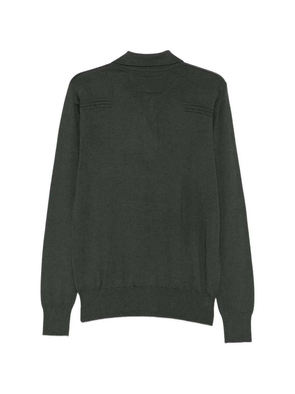Patrizia Pepe Fijngebreid poloshirt Groen