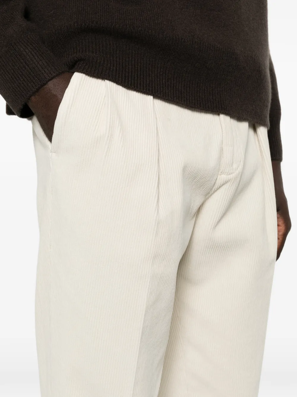 Briglia 1949 PortobelloD ribfluwelen broek Beige