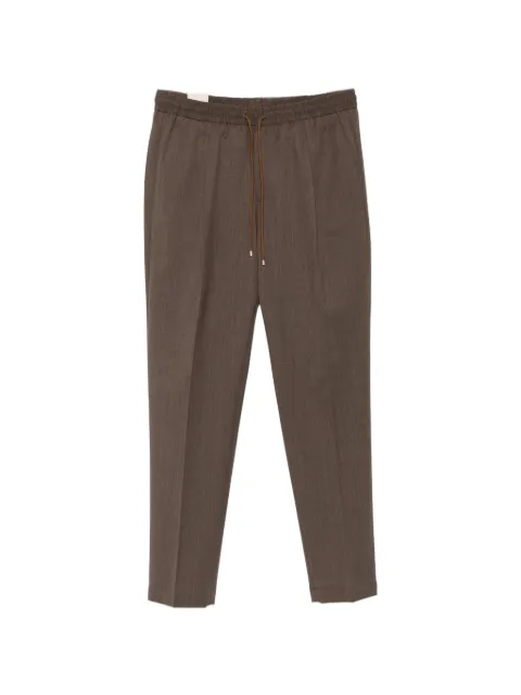 Briglia 1949 Wimbledons drawstring-waist pleated trousers