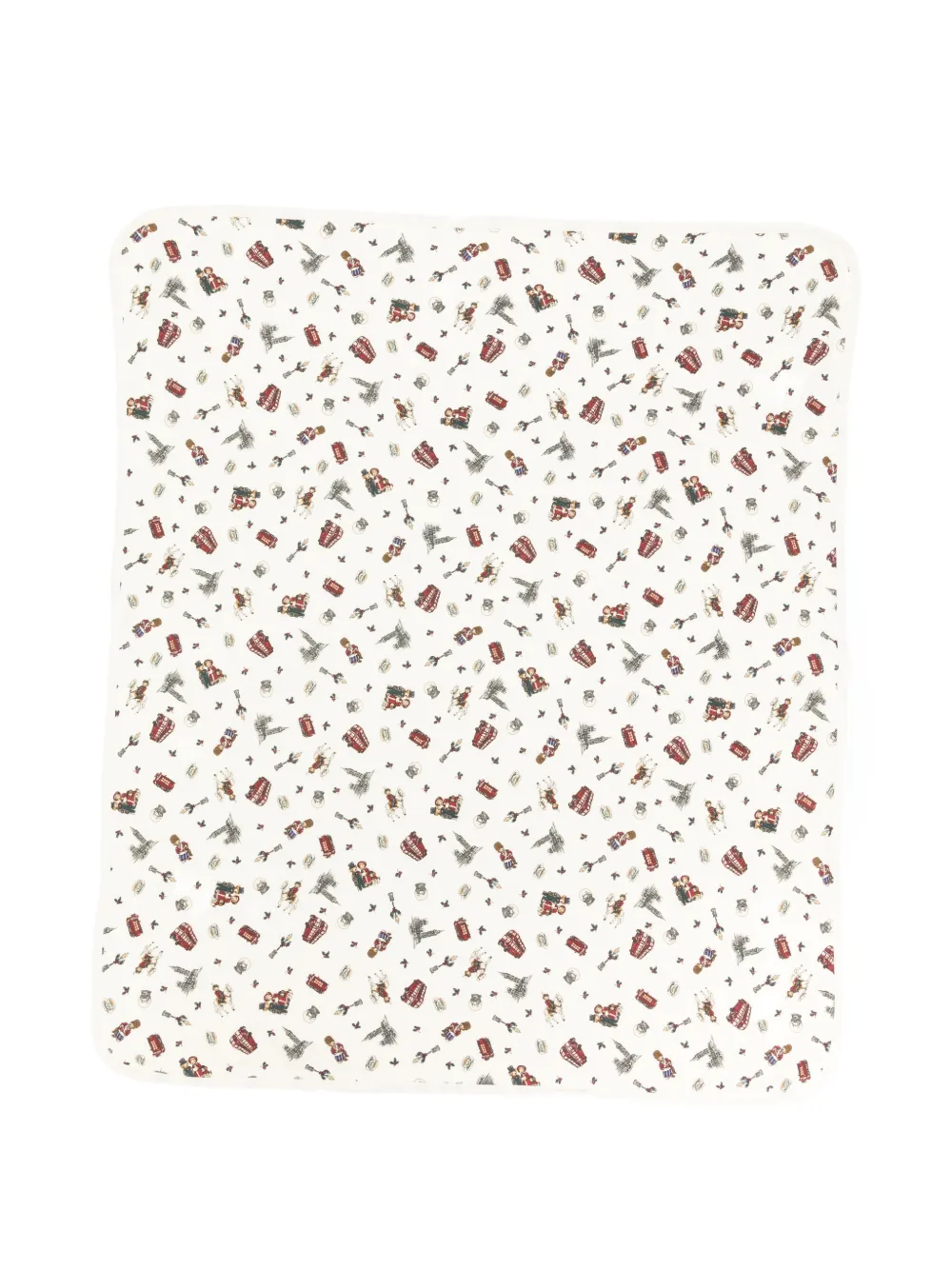 POLO RALPH LAUREN KIDS Polo Bear graphic-print blanket - Toni neutri