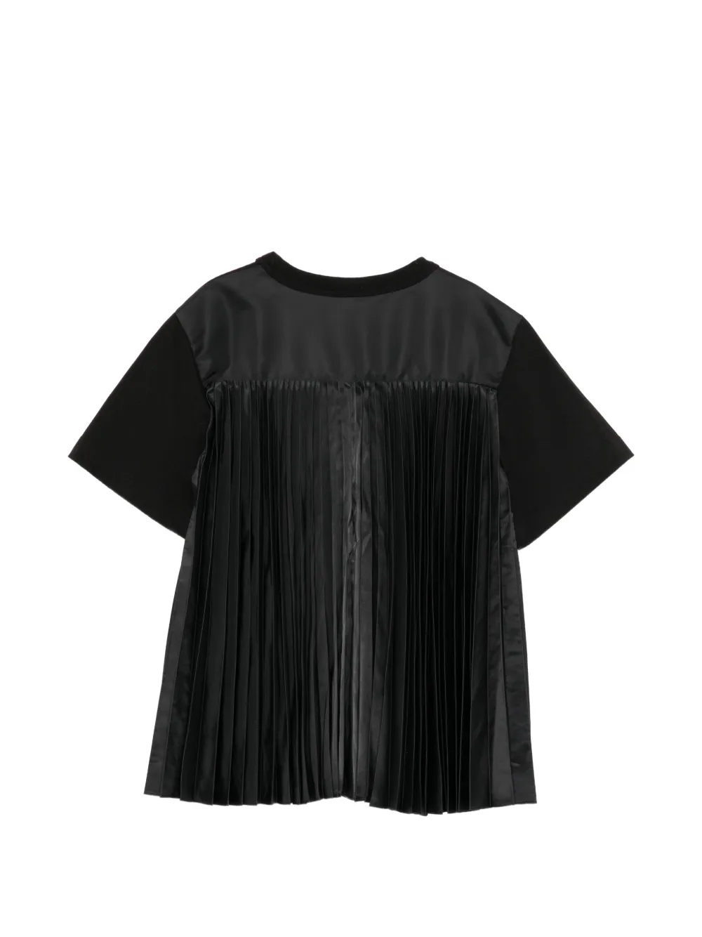 sacai Katoenen T-shirt Zwart