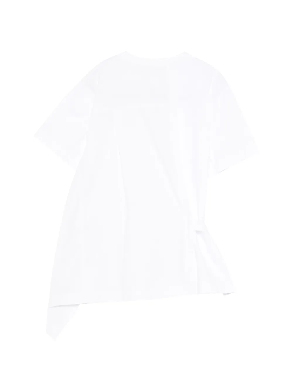 sacai T-shirt van popeline-katoenmix Wit
