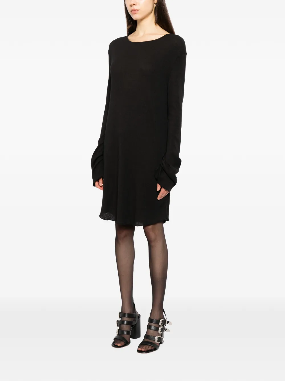 OUR LEGACY Two Face dress Zwart