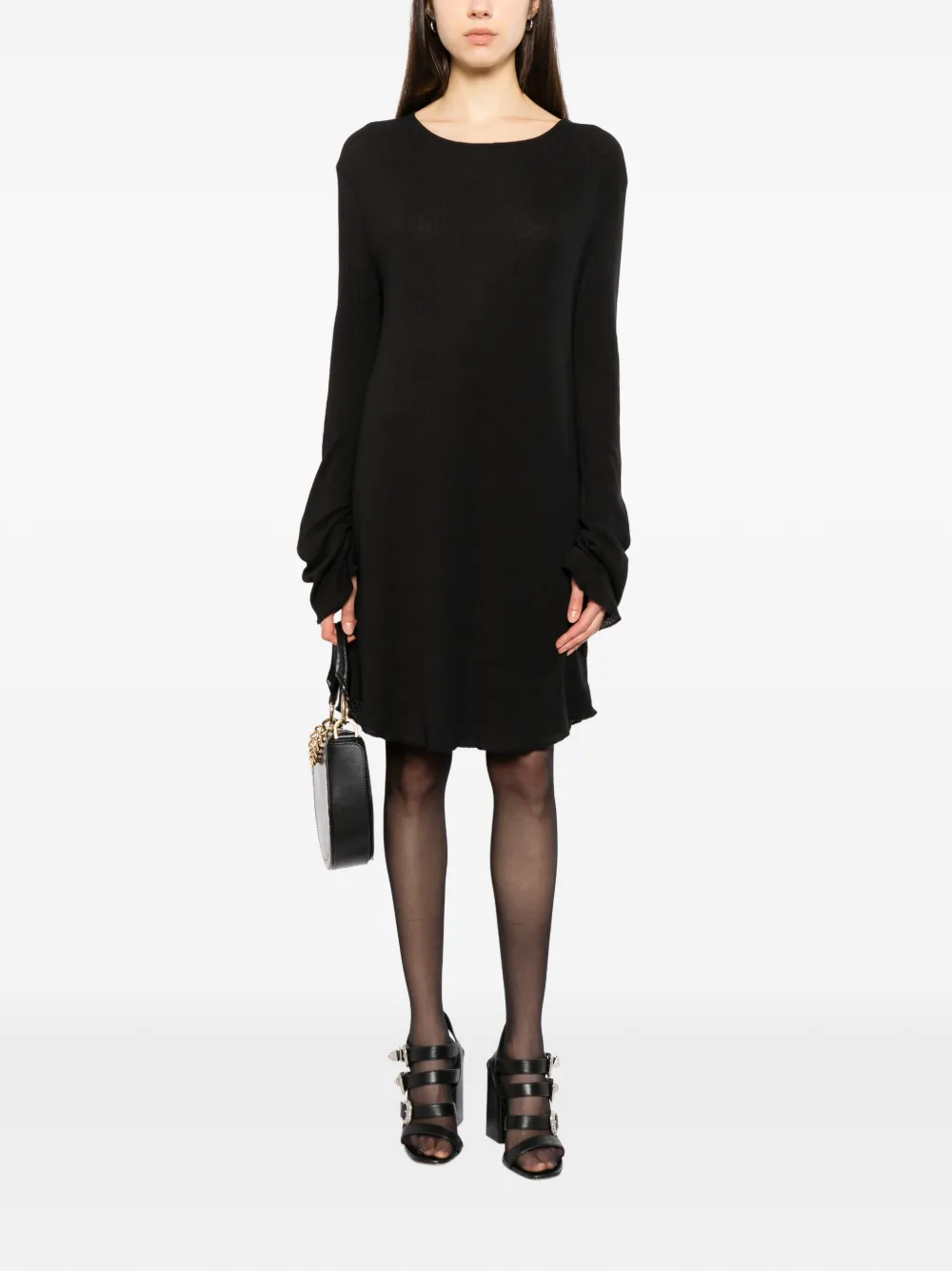 OUR LEGACY Two Face dress Zwart