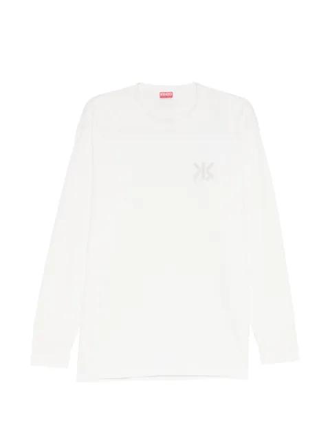 Kenzo Double-K embroidered long-sleeve T-shirt