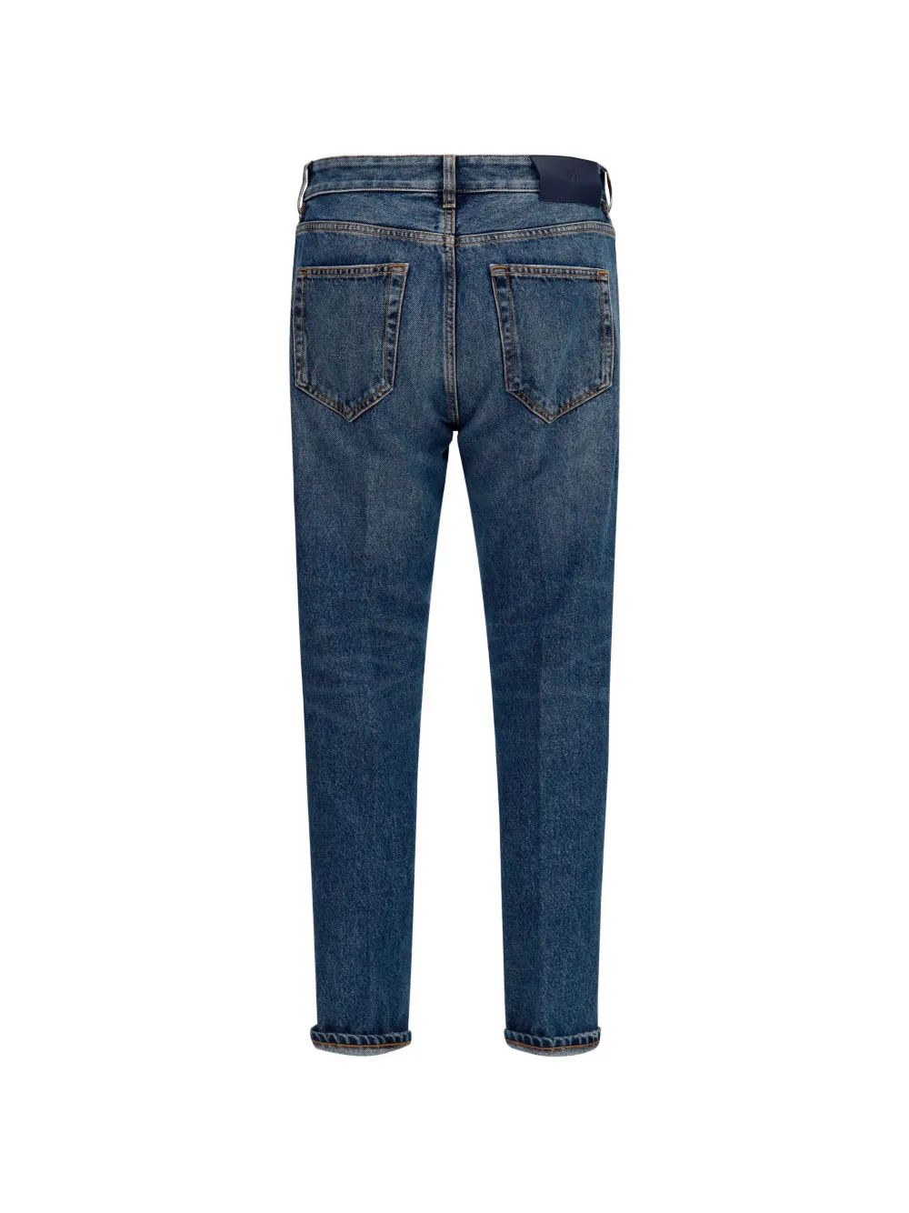 PT Torino straight-leg turned-up jeans Blauw