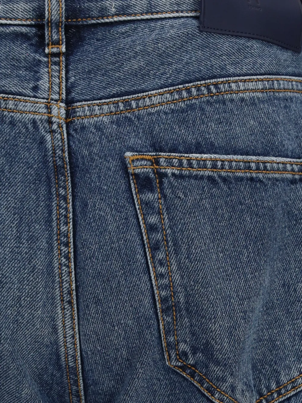PT Torino straight-leg turned-up jeans Blauw