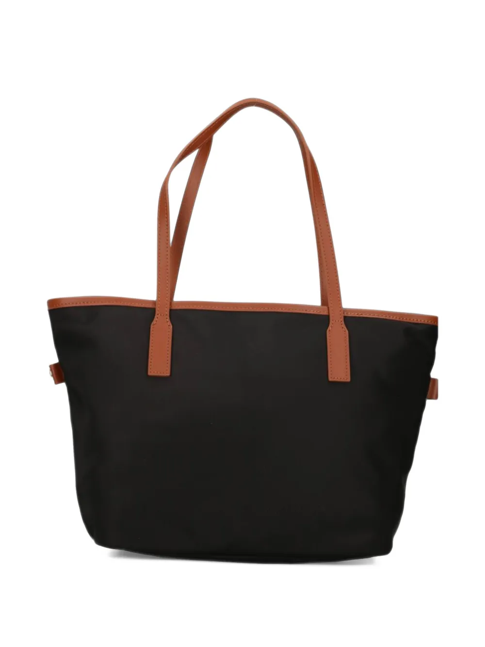 MC2 Saint Barth City logo-embroidered contrast-trim tote bag Zwart