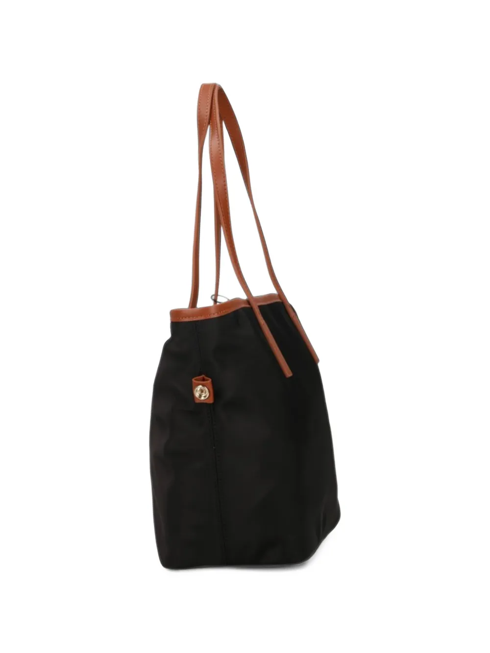 MC2 Saint Barth City logo-embroidered contrast-trim tote bag Zwart