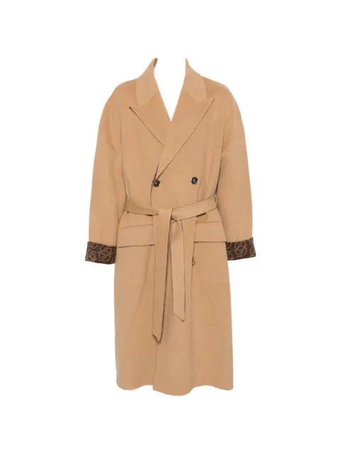 Drôle De Monsieur double-breasted belted coat