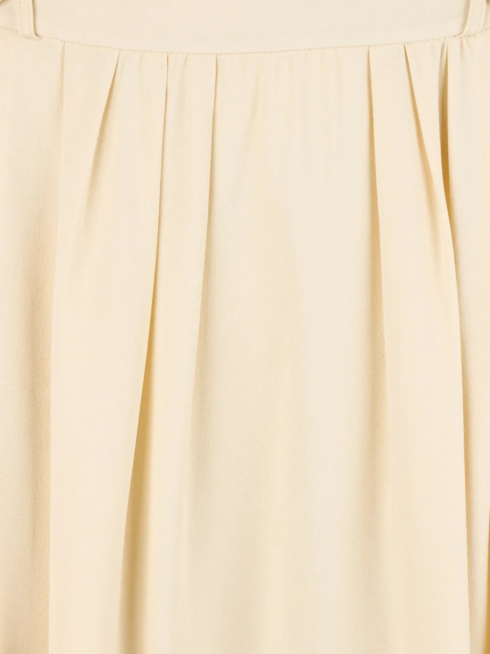 Rabanne Midi-rok met opgestikte zak en plooien Beige