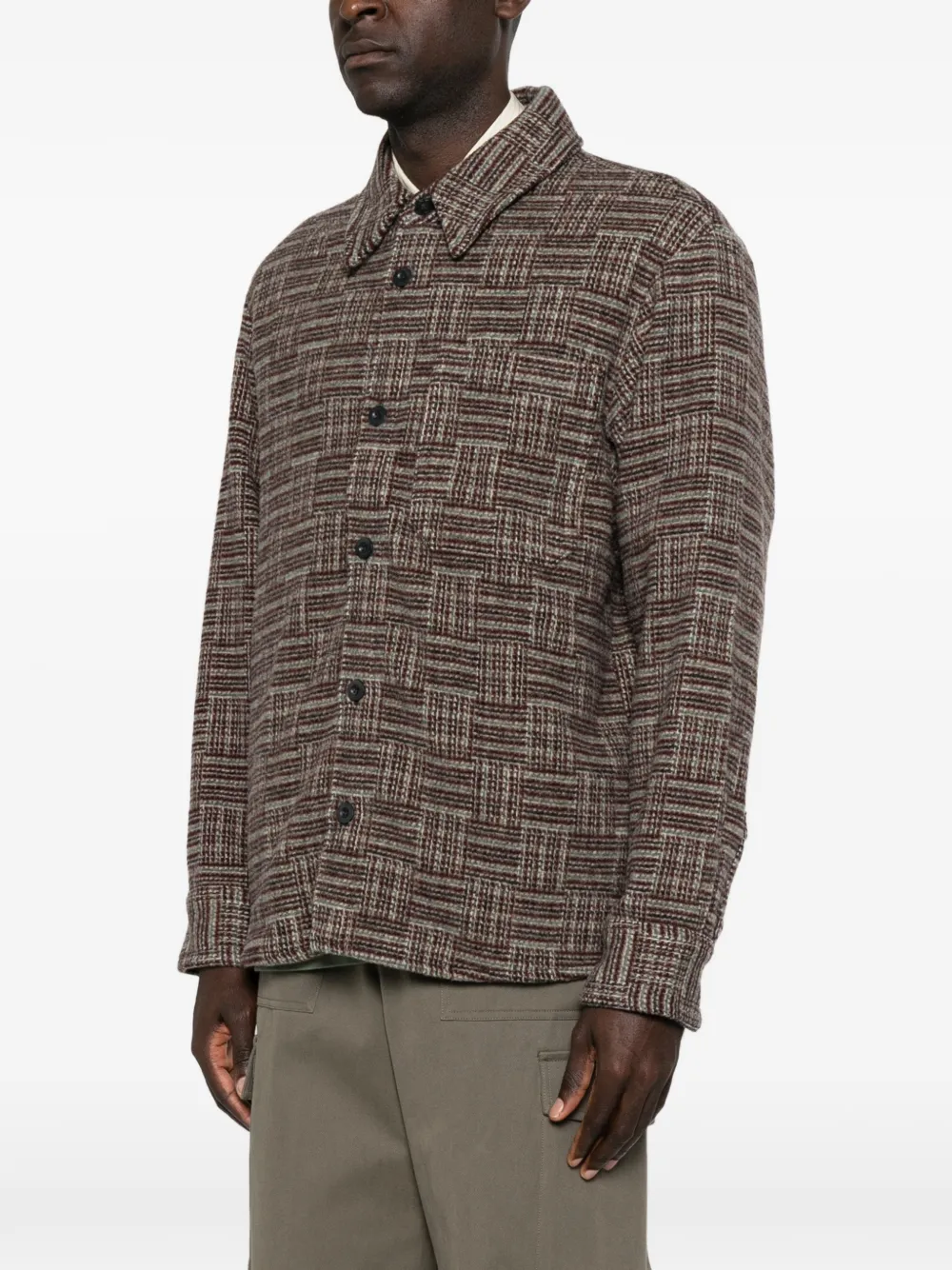 A.P.C. Button-up jack Bruin