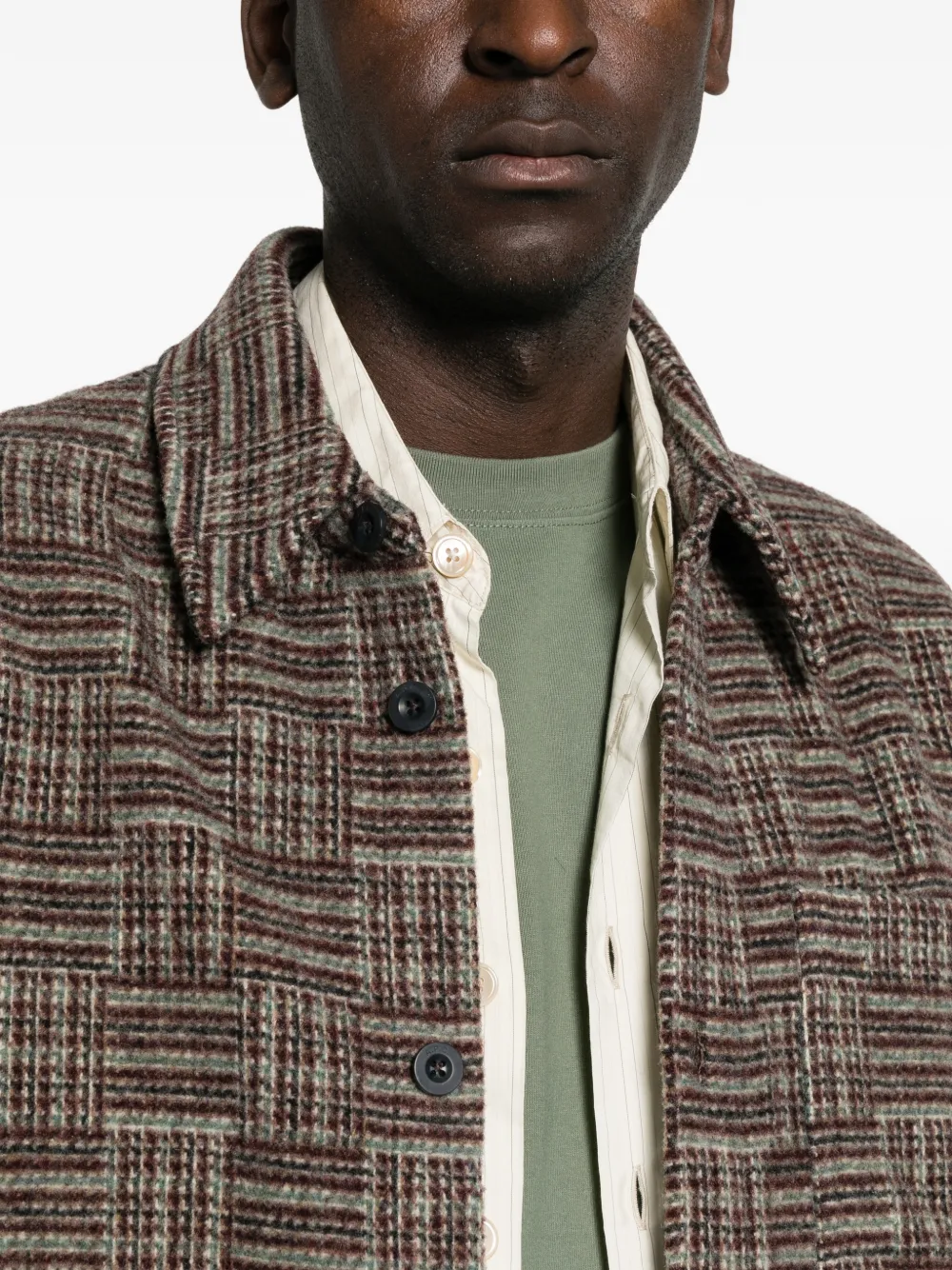A.P.C. Button-up jack Bruin