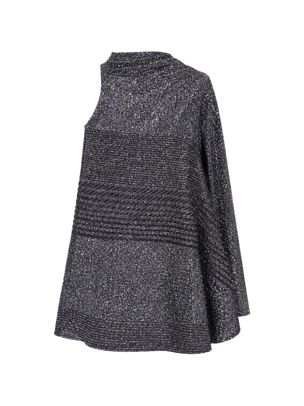 Missoni sequin-embroidered asymmetric dress