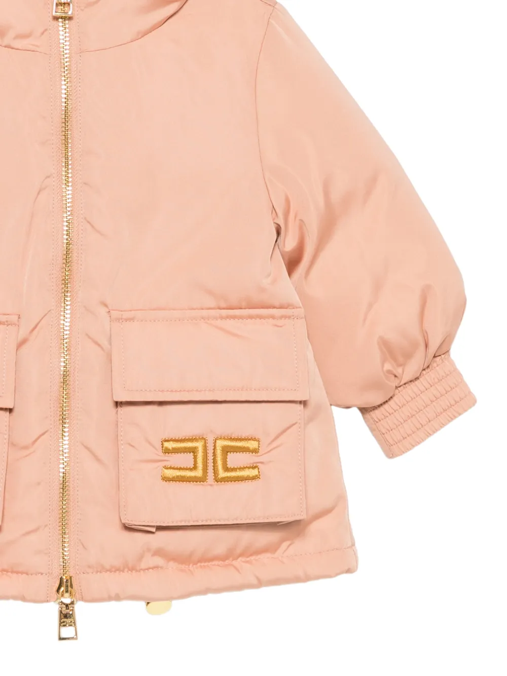 Elisabetta Franchi La Mia Bambina Jack met capuchon Roze