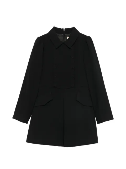 Elisabetta Franchi La Mia Bambina double-breasted long-sleeves dress