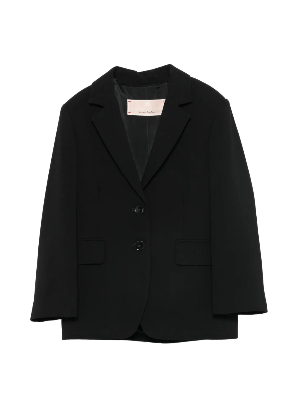 Elisabetta Franchi La Mia Bambina notched-lapels single-breasted blazer - Nero